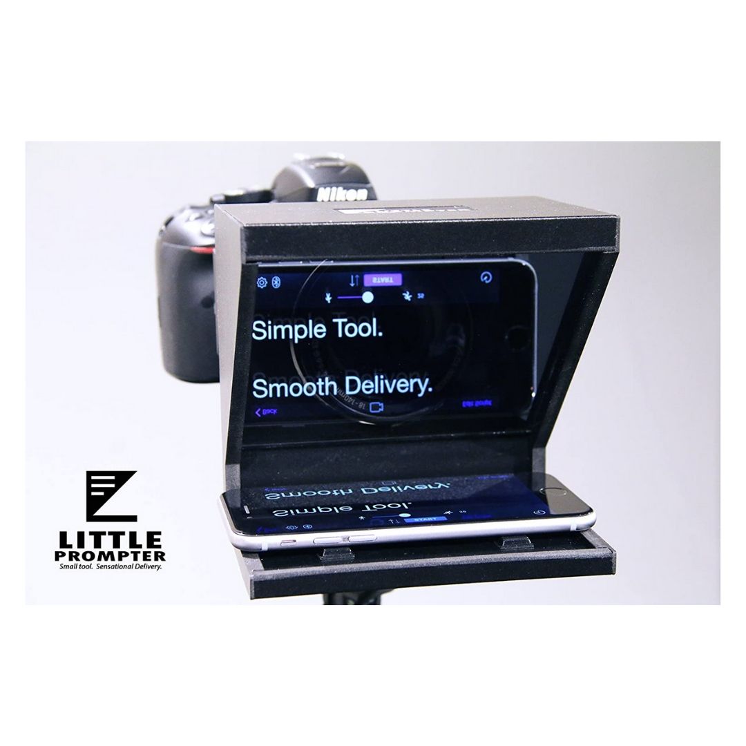 Compact Teleprompter for Video Production