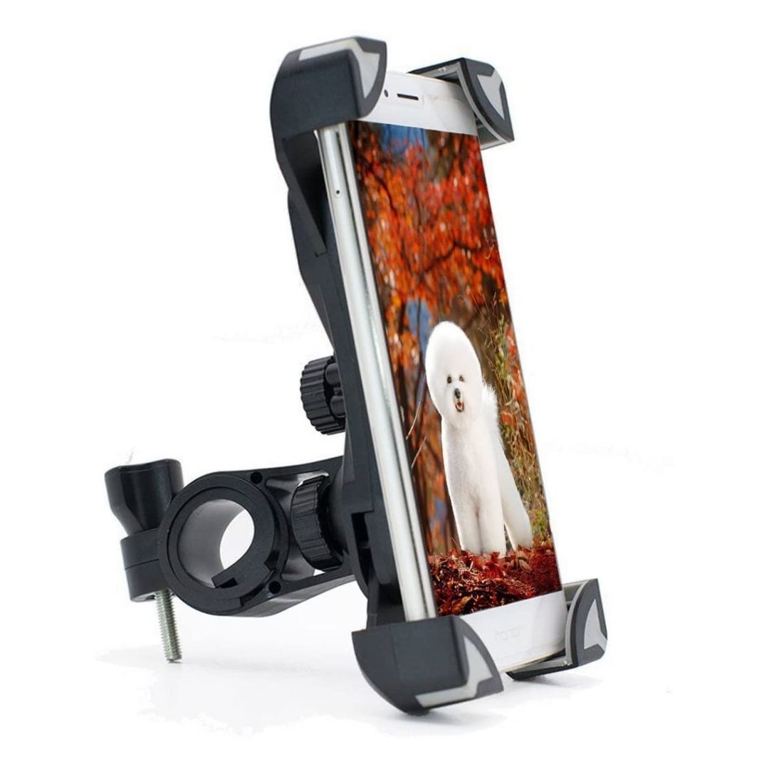 Phone Holder-Mounted on Bicycle and Motorcycle