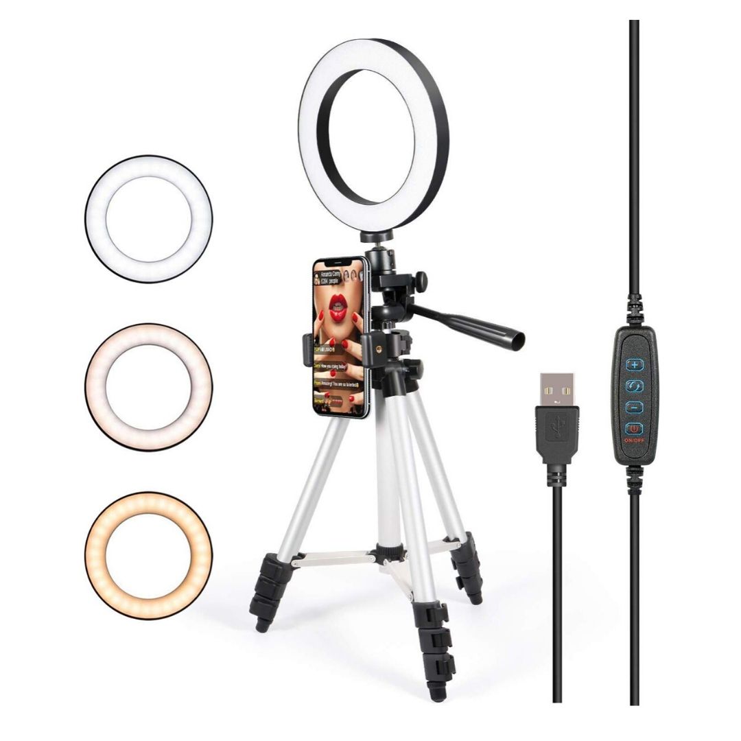 Selfie Ring Light with Tripod Stand 2