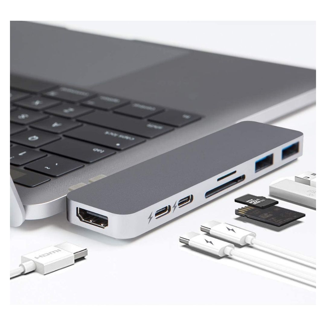 USB C Hub, Best Mac Type-C Dual Hub Adapter