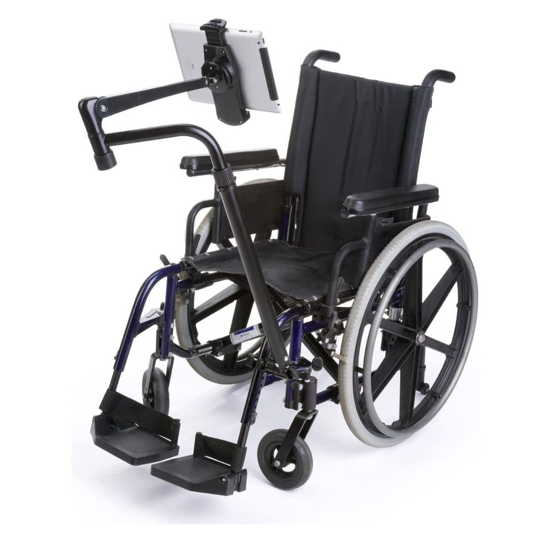 iPad Wheelchair Mount, Rotating and Tilting