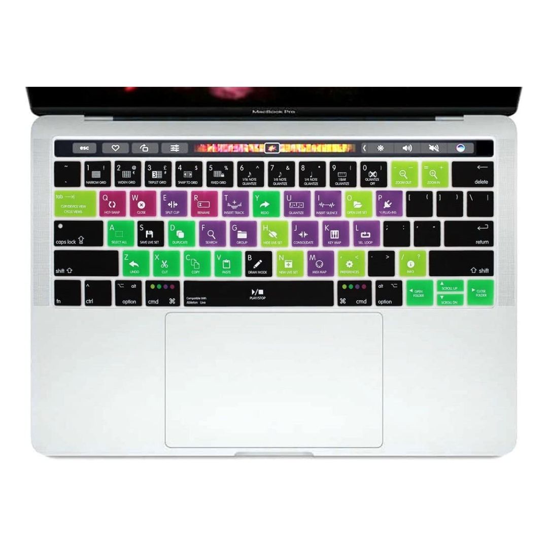 Ableton Live Shortcuts Silicone Keyboard Cover