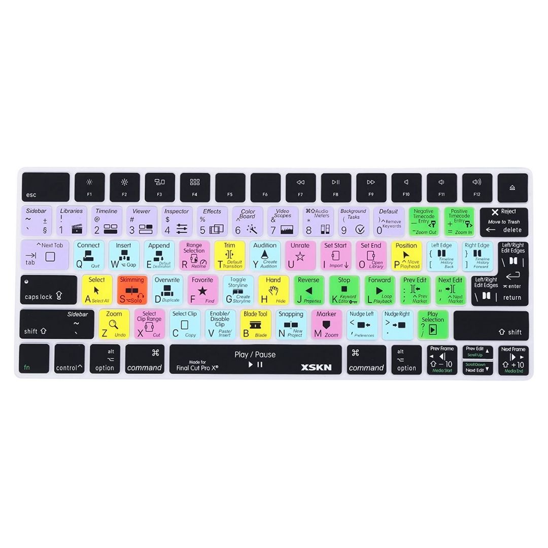 Final Cut Pro X Shortcut Keyboard Cover